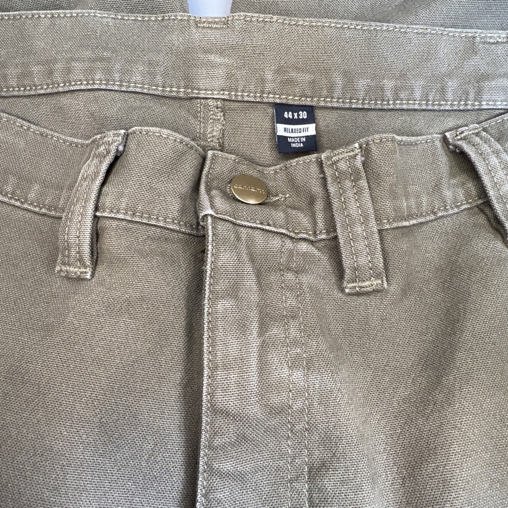 Carhartt 106595 Rugged Flex Duck Double Front Pant 44x30 Moss Garment Dyed‎ Soft - Picture 3 of 14